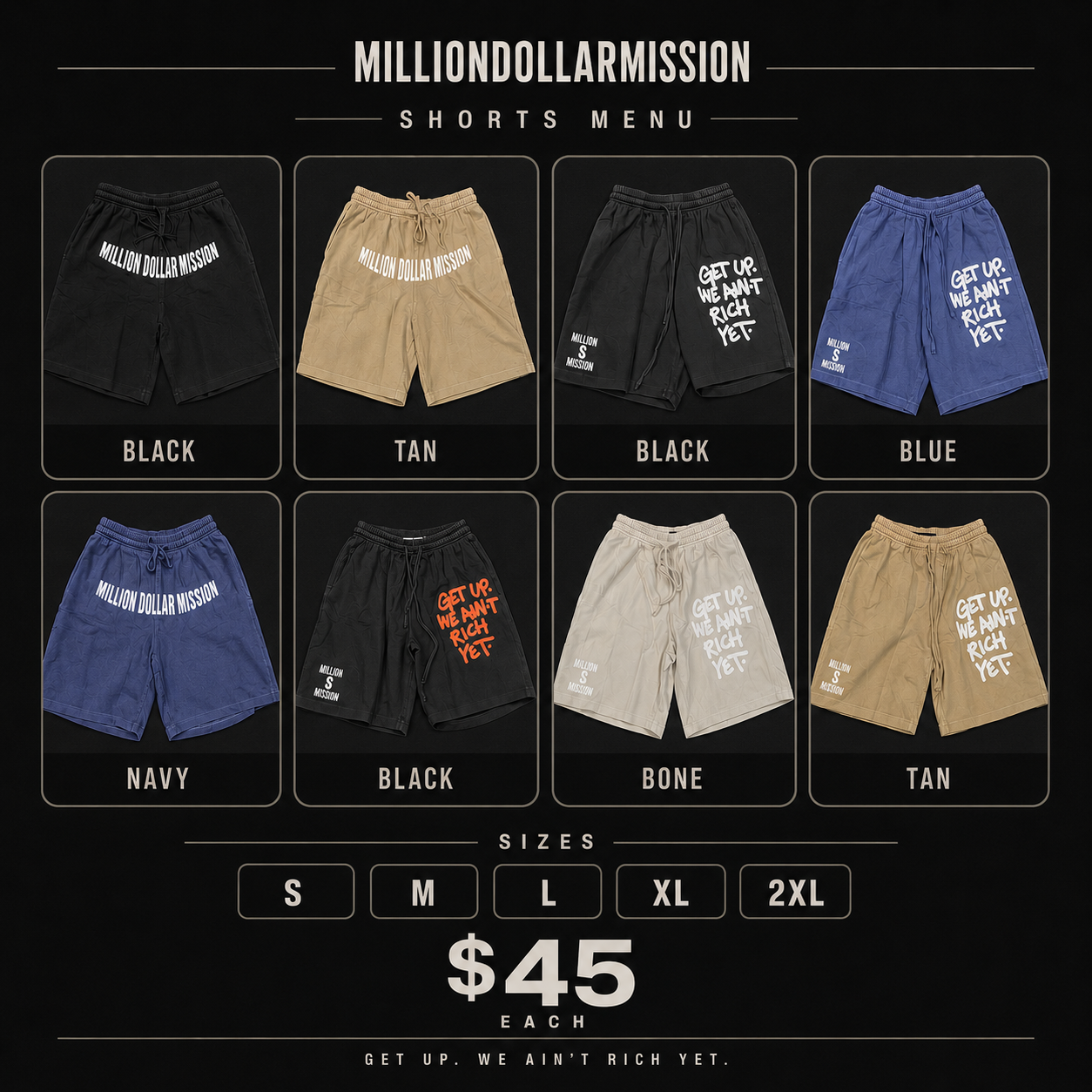 MillionDollarMission Shorts