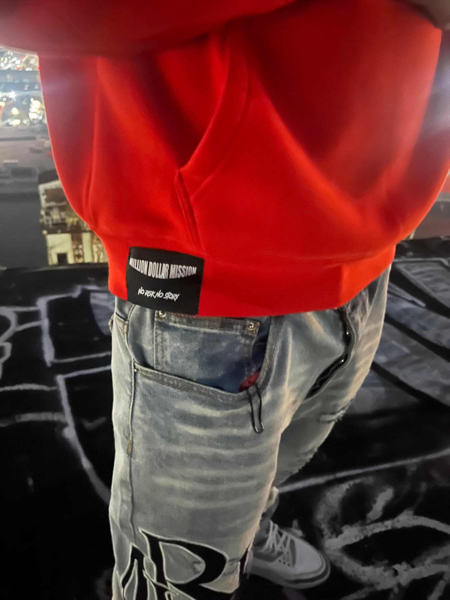 RED MILLIONDOLLARMISSION HOODIE