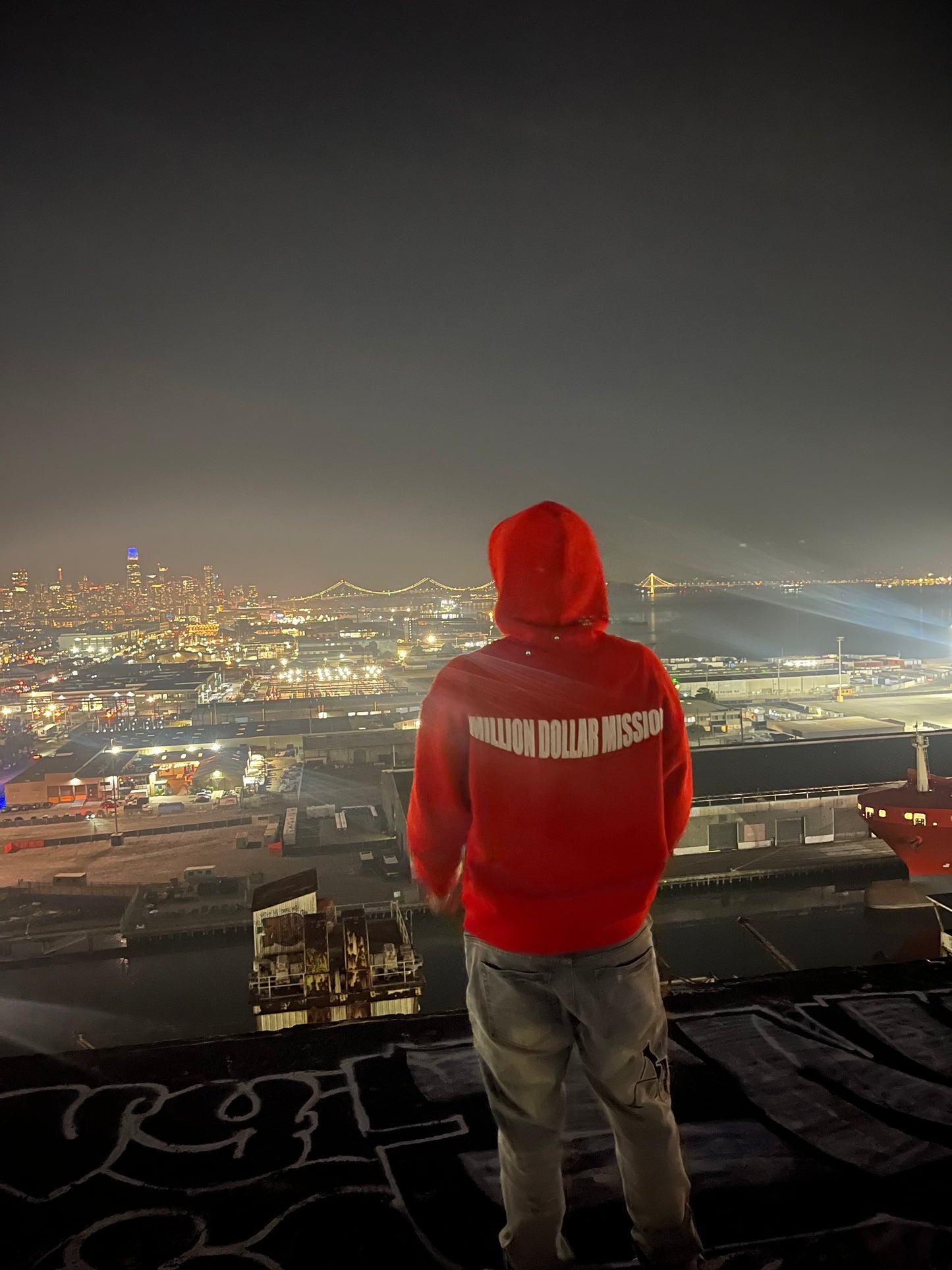 RED MILLIONDOLLARMISSION HOODIE